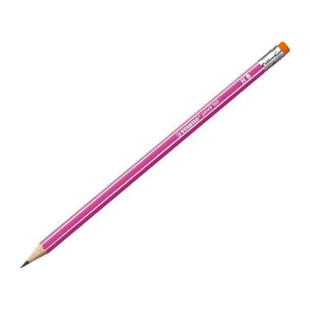 LÁPIZ STABILO PENCIL 160 HB CON GOMA