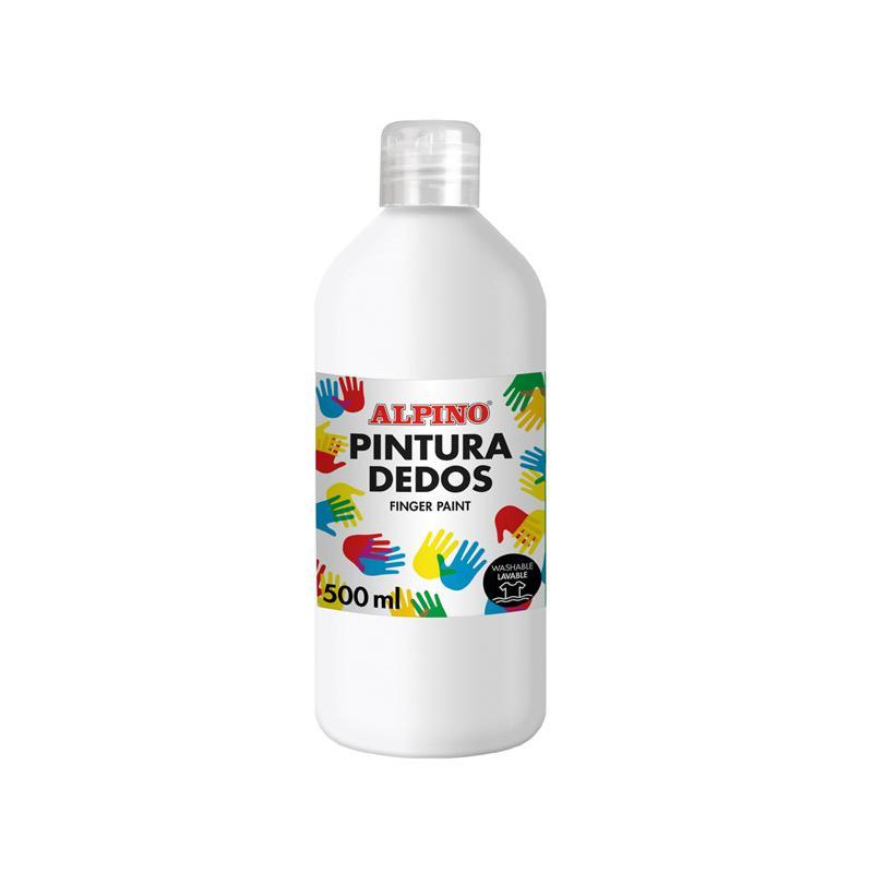 BOTELLA PINTURA DEDOS ALPINO 500ml