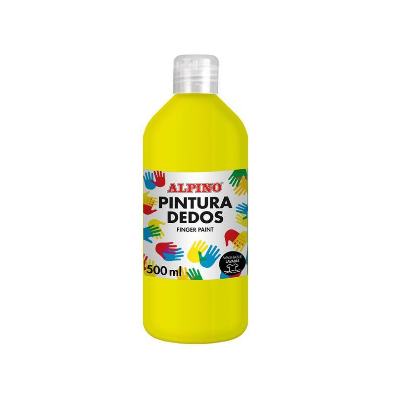 BOTELLA PINTURA DEDOS ALPINO 500ml