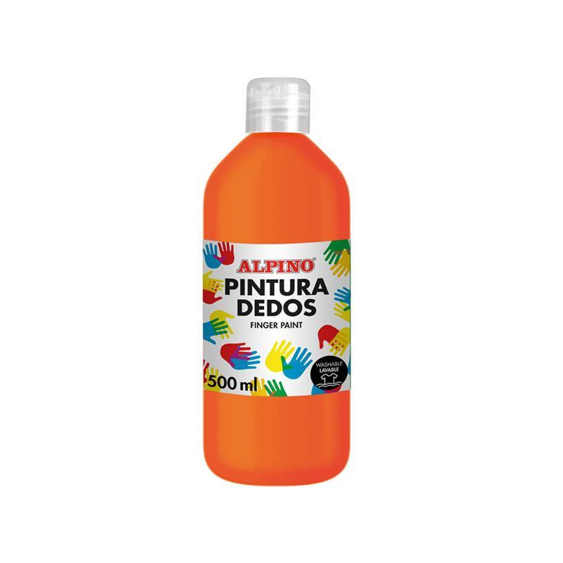 BOTELLA PINTURA DEDOS ALPINO 500ml