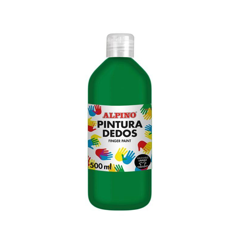 BOTELLA PINTURA DEDOS ALPINO 500ml