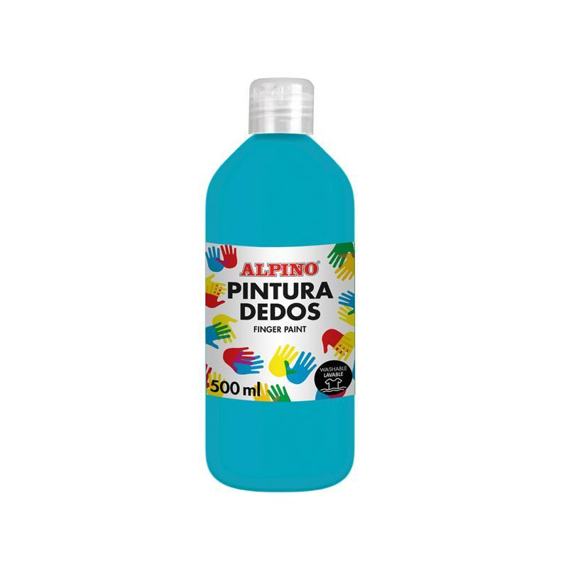 BOTELLA PINTURA DEDOS ALPINO 500ml