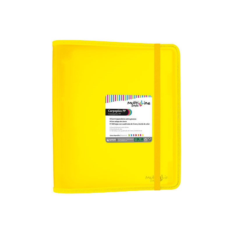CARPETA DE ANILLAS GRAFOPLAS CARPEPLÚS MULTILINE CARPETA DE ANILLAS GRAFOPLAS CARPEPLÚS MULTILINE