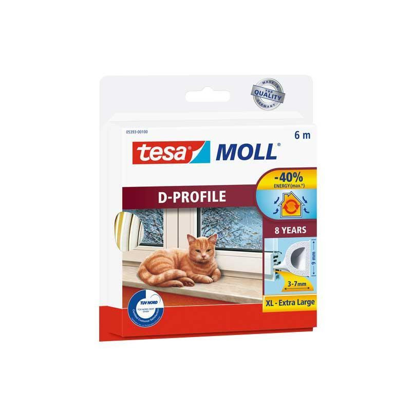 BURLETE TESA TESAMOLL® D-PROFILE 6m