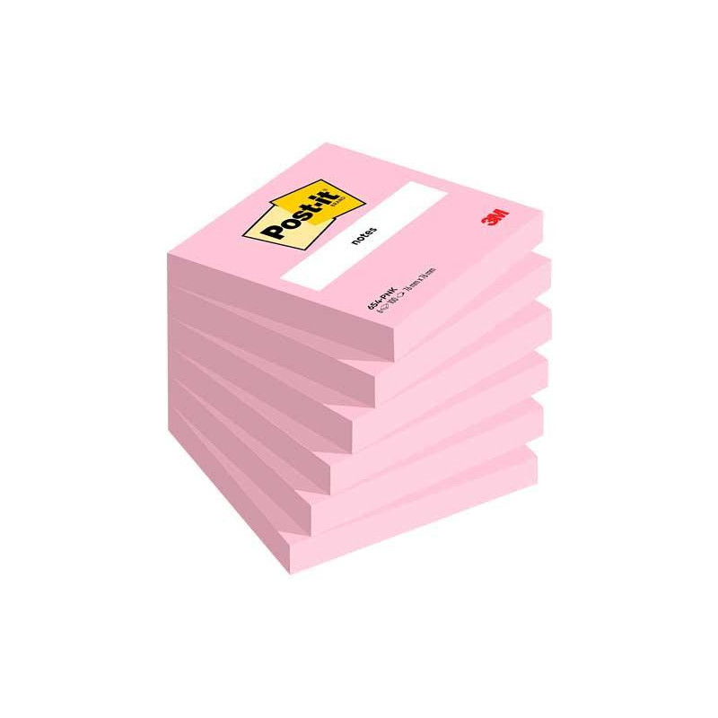 PACK 6 BLOCS NOTAS POST-IT 76x76mm