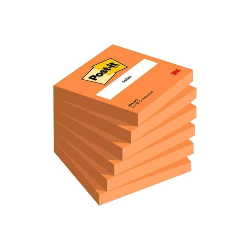 PACK 6 BLOCS NOTAS POST-IT 76x76mm