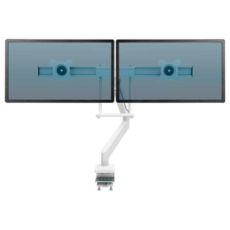 BRAZO DOBLE MONITOR FELLOWES EPPA™ CON TRAVESAÑO