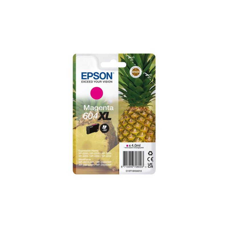 INKJET ORIGINAL EPSON Nº604XL INKJET ORIGINAL EPSON Nº604XL
