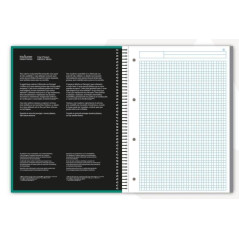 CUADERNO NAVIGATOR A4+ 80h 5X5 COLORES VIVOS