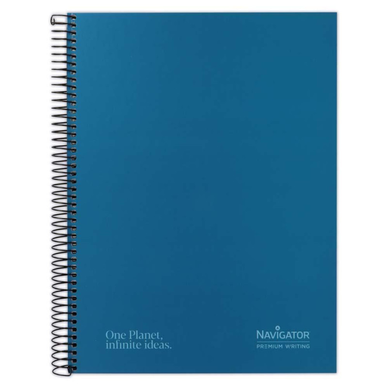 CUADERNO NAVIGATOR A4+ 120h 5X5 COLORES VIVOS