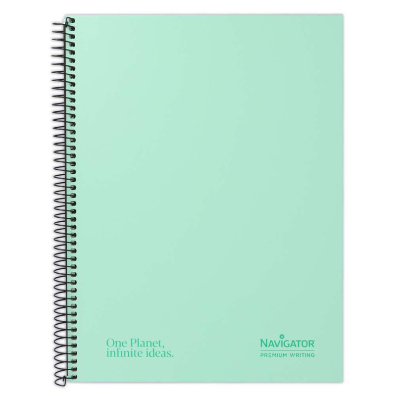 CUADERNO NAVIGATOR A4+ 120h 5X5 COLORES PASTEL