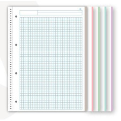 CUADERNO NAVIGATOR A4+ 120h 5X5 COLORES PASTEL