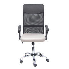 SILLA GONTAR RESPALDO DE MALLA CON BRAZOS FIJOS