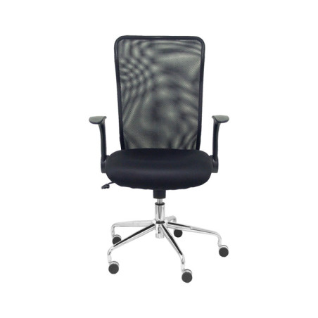 SILLA MINAYA 3D CON BRAZOS MALLA NEGRA