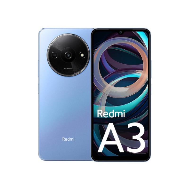 REDMI A3 17 CM (6.71\") SIM DOBLE ANDROID 14 4G USB TIPO C 3 GB 64 GB 5000 MAH AZUL