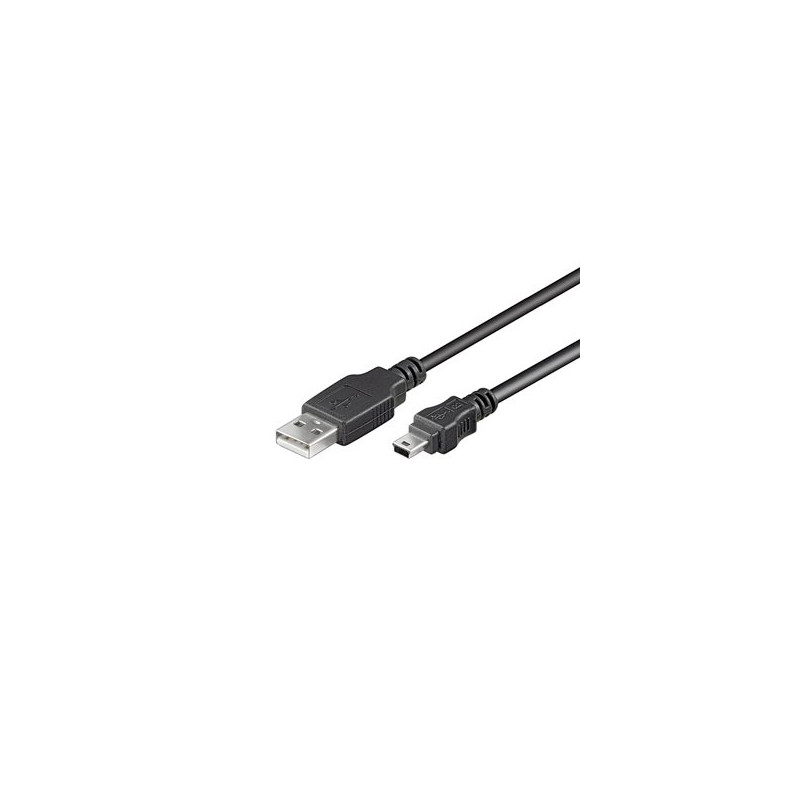 EC1027 CABLE USB 1,8 M USB 2.0 USB A MINI-USB B NEGRO