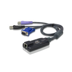 ADAPTADOR KVM VGA USB COMPATIBLE SMART CARD CON VIRTUAL MEDIA