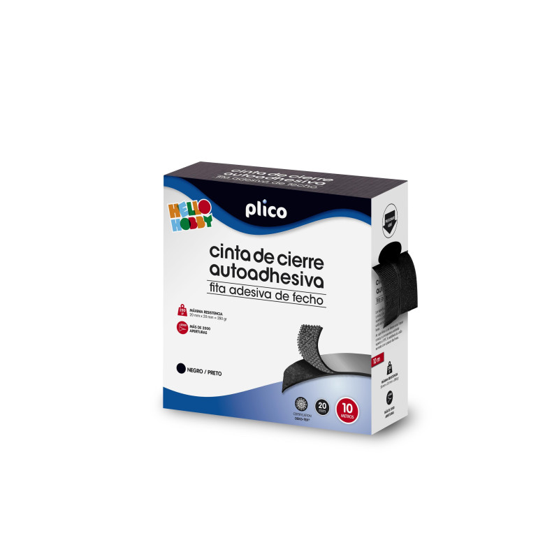 CINTA DE CIERRE ADHESIVA PLICO VELCRO 10m CINTA DE CIERRE ADHESIVA PLICO VELCRO 10m