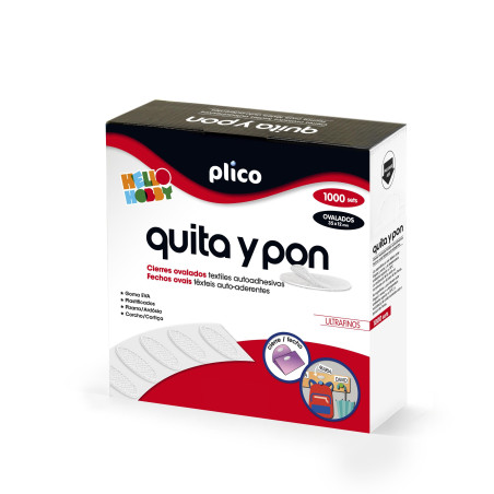 CAJA 1000 MINI CIERRES PLICO QUITA Y PON