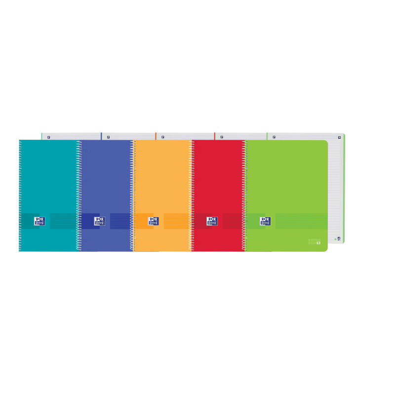 CUADERNO OXFORD "EUROPEANBOOK 1 LIVE&GO" A4+ HORIZONTAL 80h COLORES VIVOS