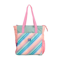 TOTE BAG OXFORD "COLORBLOCK"