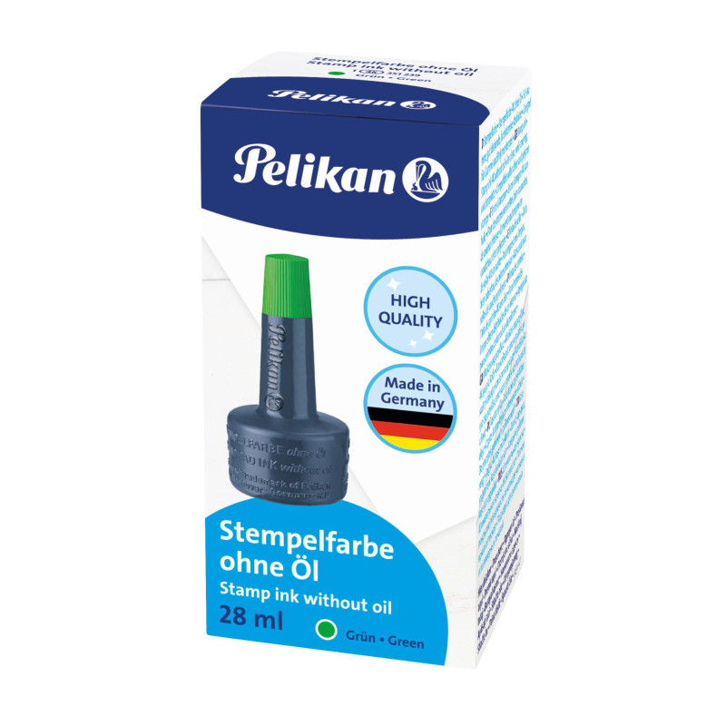 TINTA TAMPÓN PELIKAN 4K 28ml VERDE TINTA TAMPÓN PELIKAN 4K 28ml VERDE