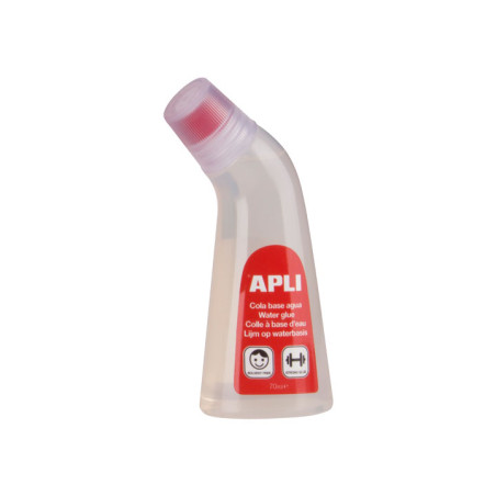 BOTE COLA LÍQUIDA APLI "WATER GLUE" 70ml