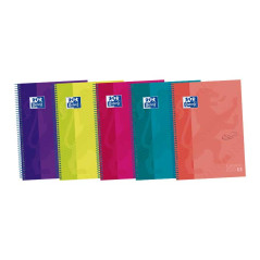 CUADERNO OXFORD "EUROPEANBOOK 5 TOUCH" A4+ 120h COLORES VIVOS