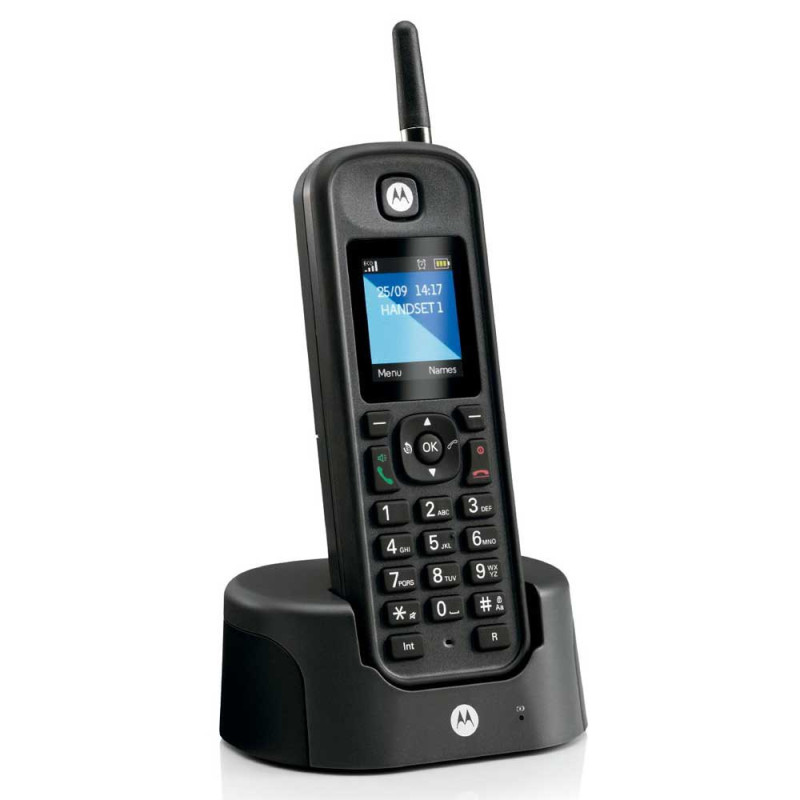 O201 TELÉFONO DECT NEGRO IDENTIFICADOR DE LLAMADAS