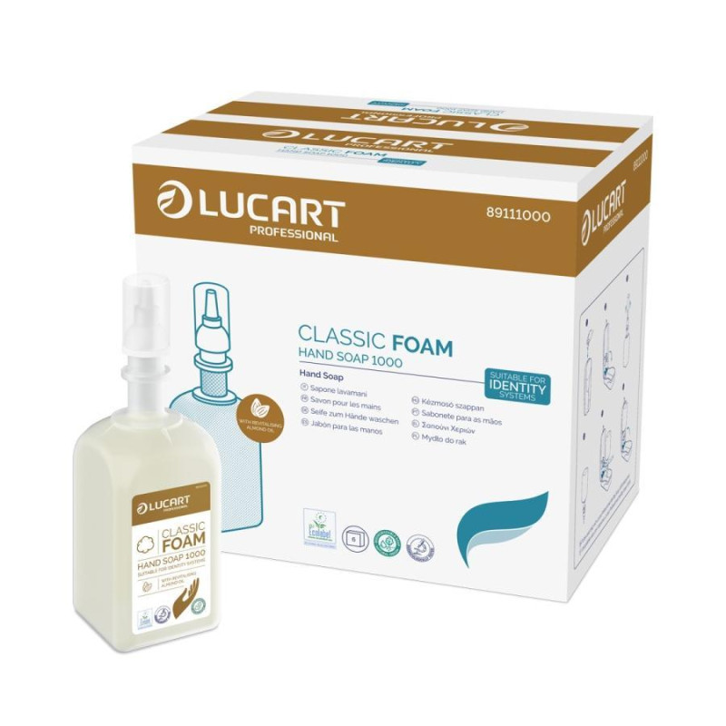 RECAMBIO JABON LUCART IDENTITY FOAM HAND 1000 RECAMBIO JABON LUCART IDENTITY FOAM HAND 1000