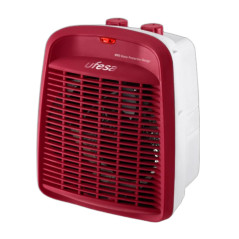 83105506 CALEFACTOR ELÉCTRICO INTERIOR ROJO 2000 W VENTILADOR ELÉCTRICO