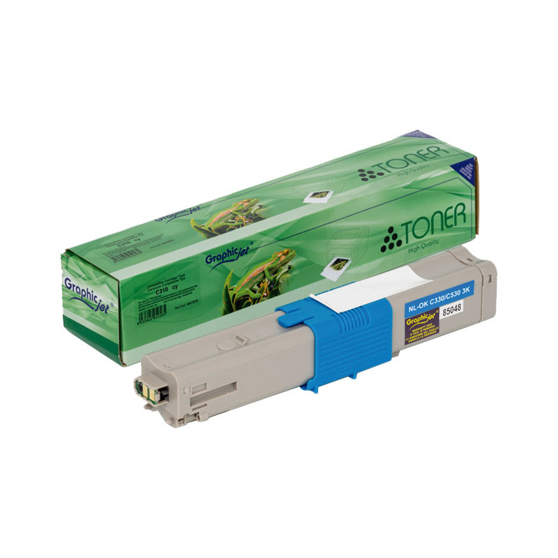 TÓNER GRAPHICJET OKI C 310DN CIAN TÓNER GRAPHICJET OKI C 310DN CIAN