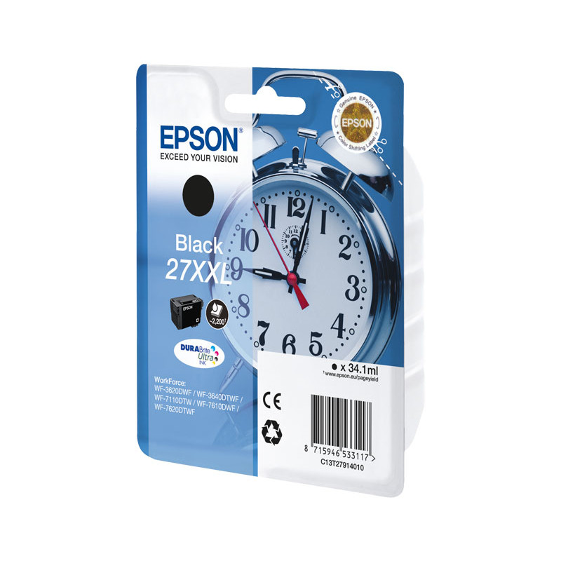 INKJET ORIGINAL EPSON Nº27XXL INKJET ORIGINAL EPSON Nº27XXL