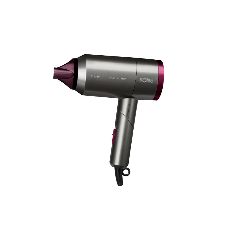 HAIR&GO IONIC SECADOR 2000 W GRIS, PÚRPURA