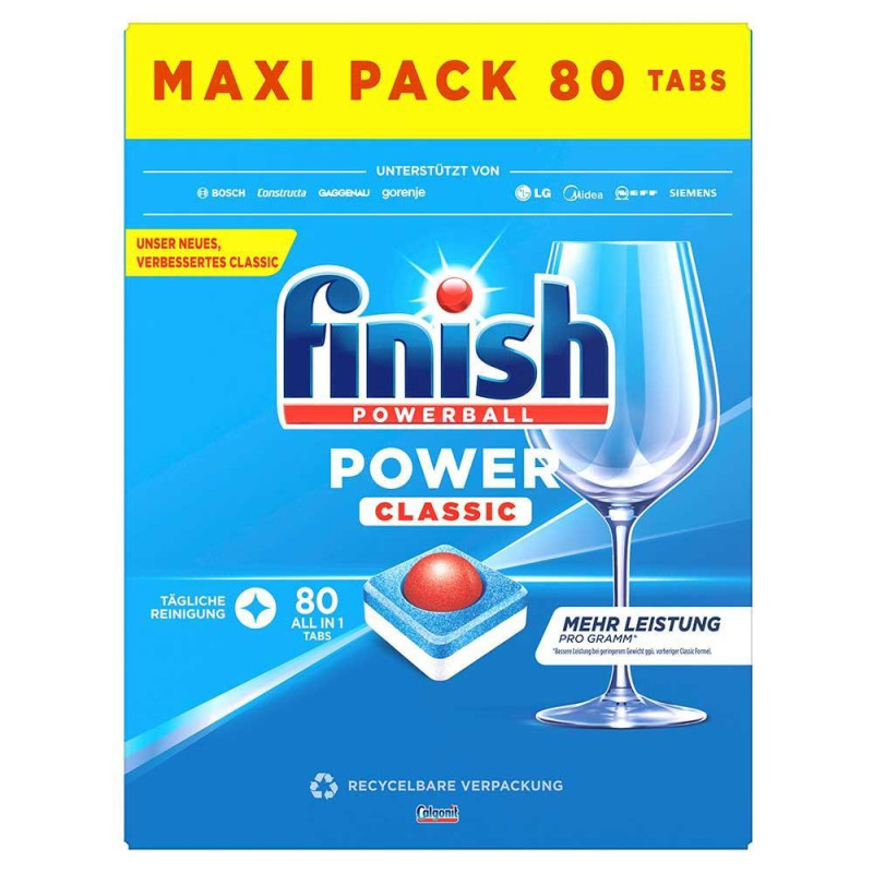 PACK 80 CÁPSULAS FINISH POWER CLASSIC PACK 80 CÁPSULAS FINISH POWER CLASSIC