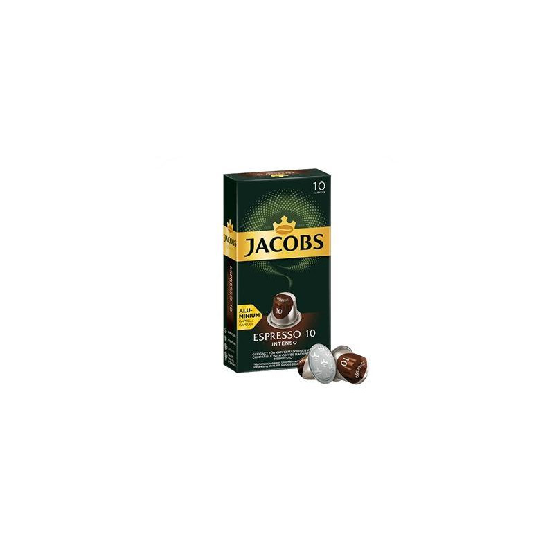 CAJA 10 CÁPSULAS CAFÉ JACOBS "ESPRESSO 10 INTENSO" CAJA 10 CÁPSULAS CAFÉ JACOBS "ESPRESSO 10 INTENSO"