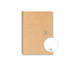 CUADERNO ESPIRAL 50h ESCOLOFI "GREEN ESCOLAR" A5 LISO