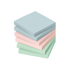 BLOC DE NOTAS REPOSICIONABLE RE-MOVE™ PASTEL 75x75mm