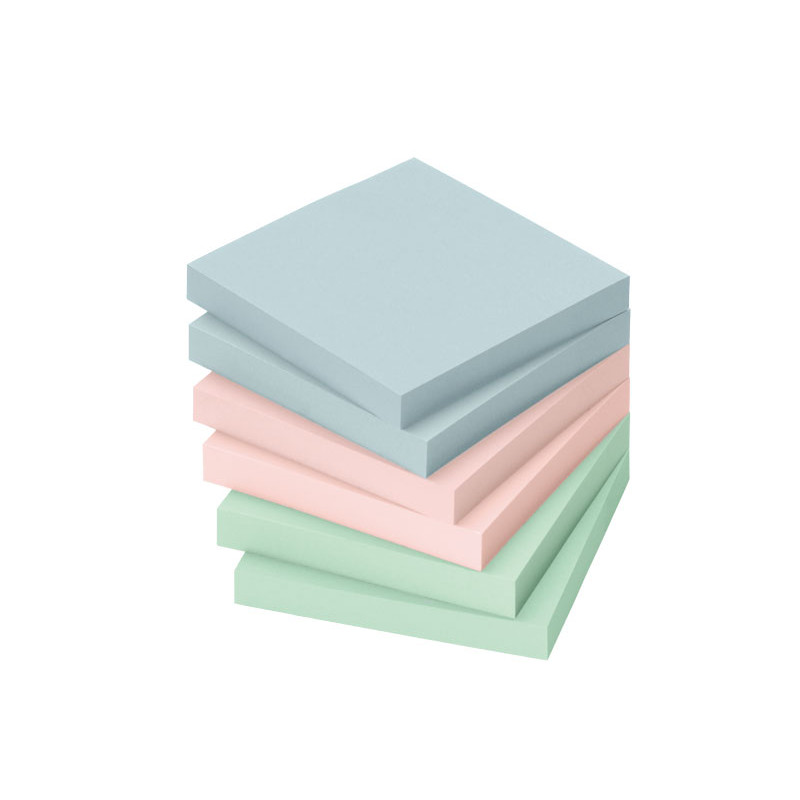 BLOC DE NOTAS REPOSICIONABLE RE-MOVE™ PASTEL 75x75mm