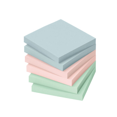 BLOC DE NOTAS REPOSICIONABLE RE-MOVE™ PASTEL 75x75mm