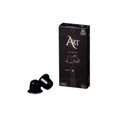 CAJA 10 CÁPSULAS RAVEZZI "NERO ART" COMPATIBLES CON NESPRESSO