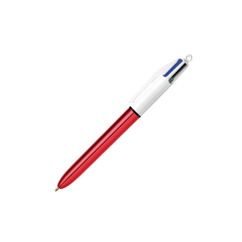 BOLÍGRAFO BIC 4 COLORES SHINE RED BOLÍGRAFO BIC 4 COLORES SHINE RED