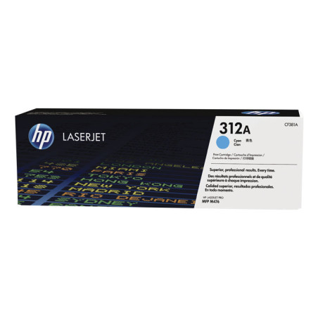 CARTUCHO DE TÓNER ORIGINAL LASERJET HP 312A