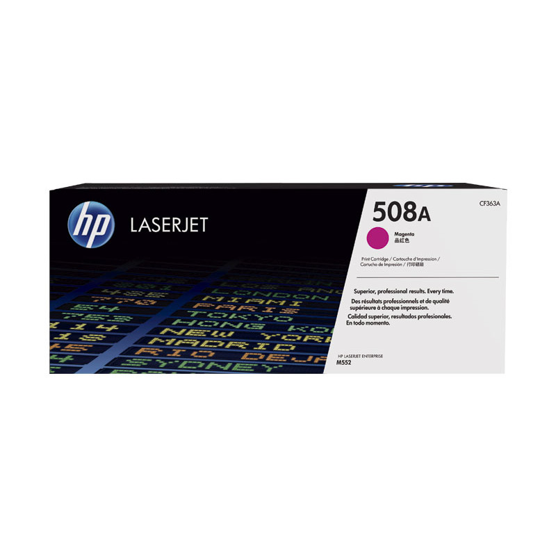 CARTUCHO DE TÓNER ORIGINAL LASERJET 508A CARTUCHO DE TÓNER ORIGINAL LASERJET 508A
