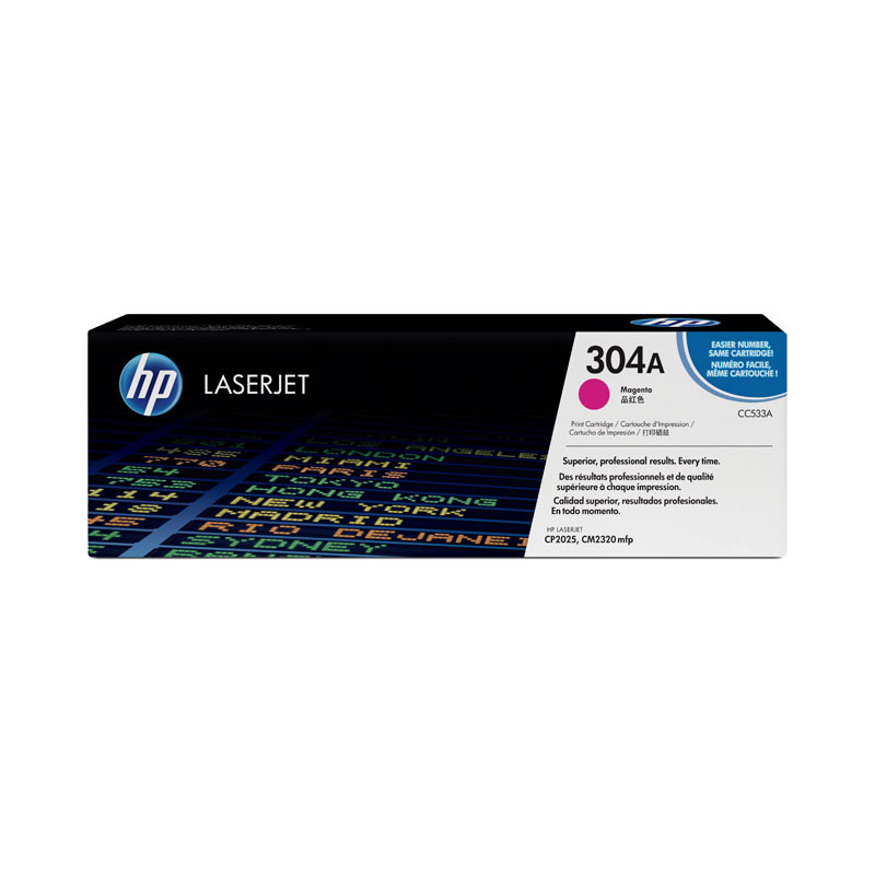 CARTUCHO DE TÓNER ORIGINAL LASERJET HP 304A CARTUCHO DE TÓNER ORIGINAL LASERJET HP 304A