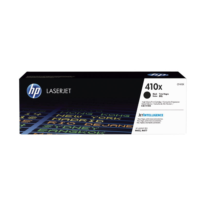 CARTUCHO DE TÓNER ORIGINAL LASERJET 410X DE ALTA CAPACIDAD CARTUCHO DE TÓNER ORIGINAL LASERJET 410X DE ALTA CAPACIDAD
