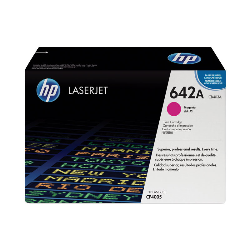 CARTUCHO DE TÓNER ORIGINAL LASERJET HP 642A CARTUCHO DE TÓNER ORIGINAL LASERJET HP 642A