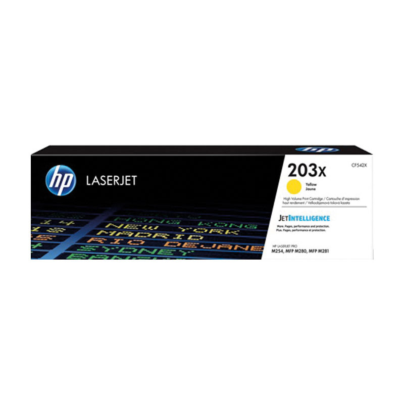 CARTUCHO DE TÓNER ORIGINAL LASERJET HP 203X DE ALTA CAPACIDAD CARTUCHO DE TÓNER ORIGINAL LASERJET HP 203X DE ALTA CAPACIDAD