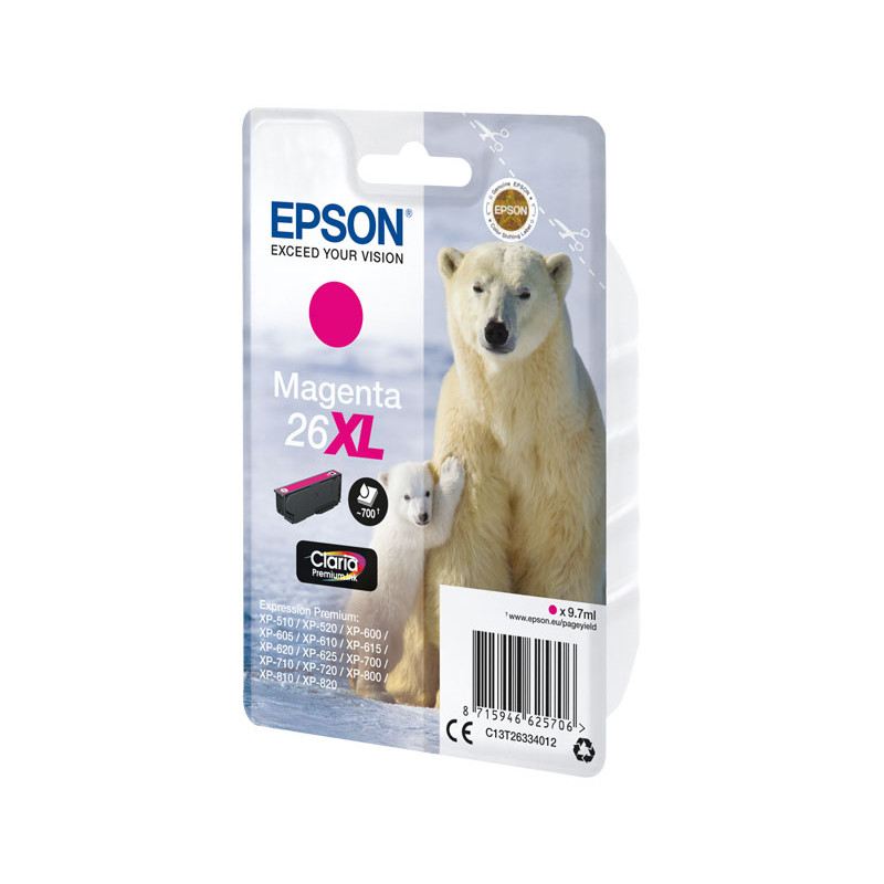 INKJET ORIGINAL EPSON Nº26XL INKJET ORIGINAL EPSON Nº26XL