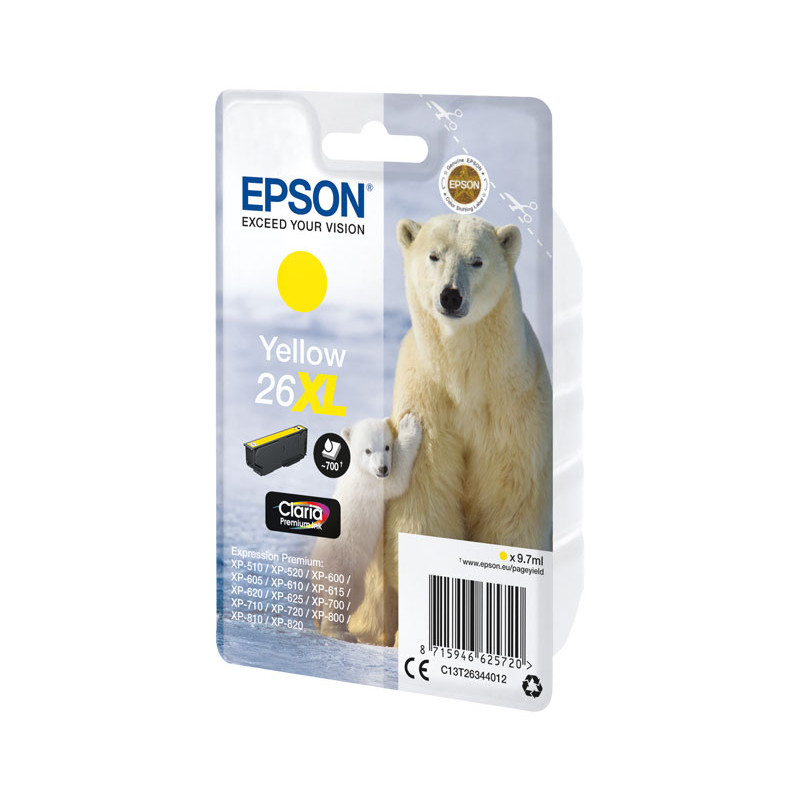 INKJET ORIGINAL EPSON Nº26XL